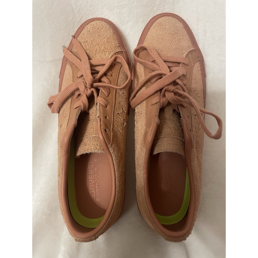 Converse All Star Unisex Men's Size 9 Women's 11 Suede Ox 'Pink Blush'Shoes - Picture 2 of 5